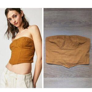 NEW! Free People | Leilani Tube Top In Tan